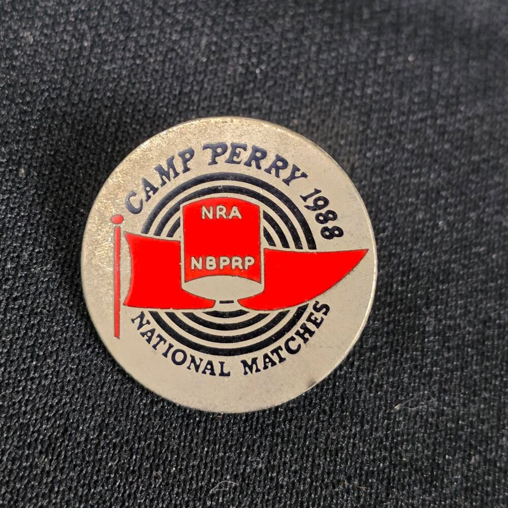 NRA Camp Perry 1988 National Matches Lapel Pin Commemorative Souvenir